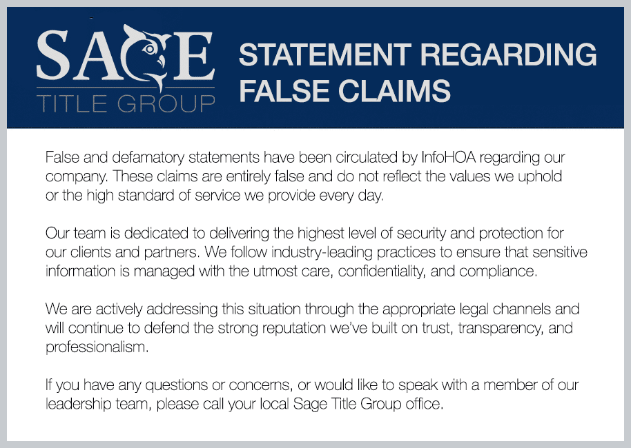 Sage Response